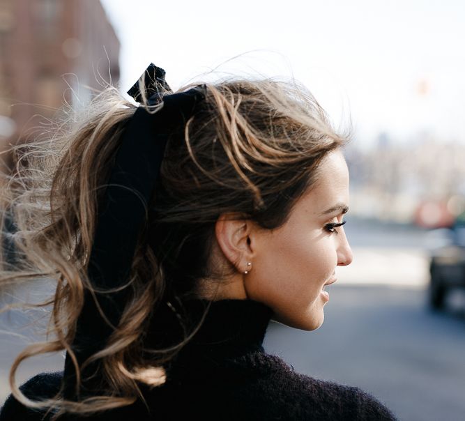 Intimate Elopement In New York City With Bride In Black Sweater And Blue Tulle Skirt And A Ponytail With Images From Forester Fotografos