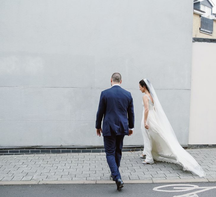 Bride in Jenny Packham | Groom in Suit Supply | London Wedding | Natalie J Weddings