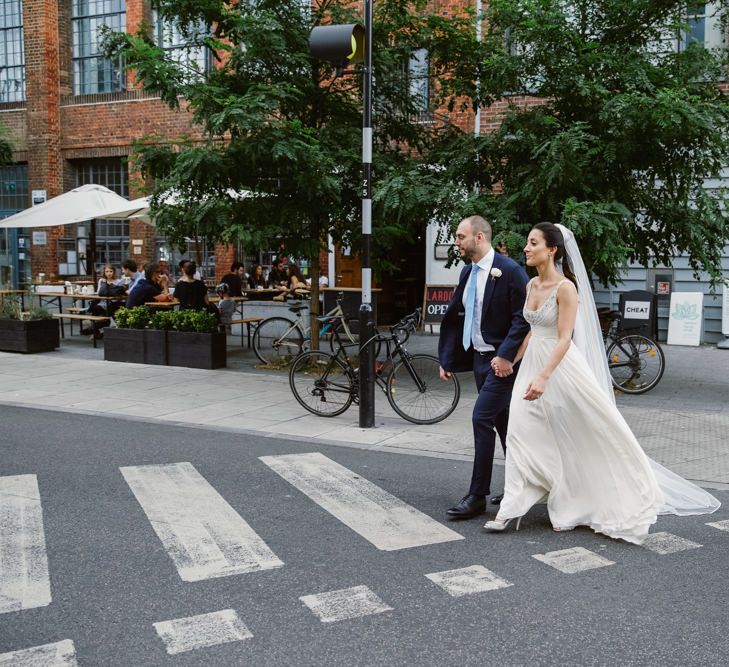 Bride in Jenny Packham | Groom in Suit Supply | London Wedding | Natalie J Weddings