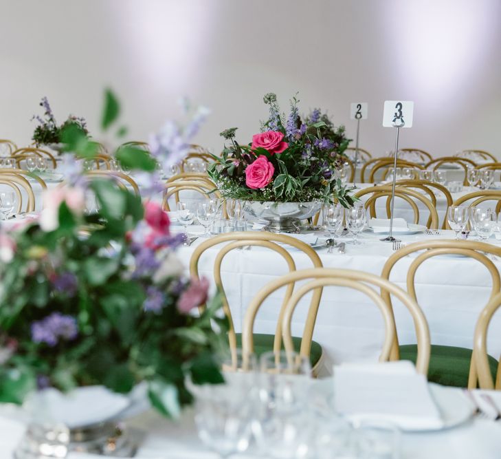 Floral Arrangement | Alva Studios, London Wedding Reception | Natalie J Weddings