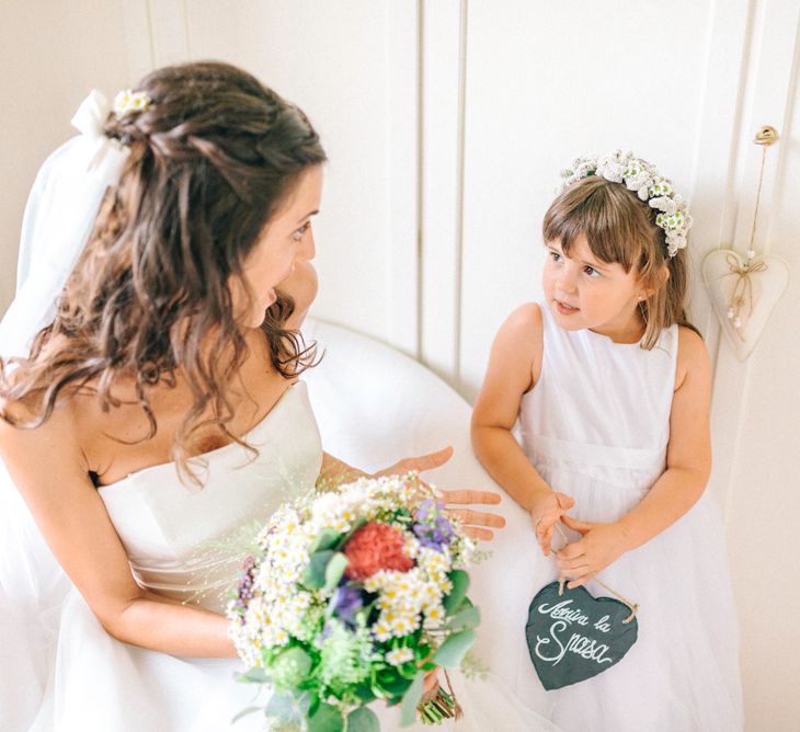 Bride & Flower Girl