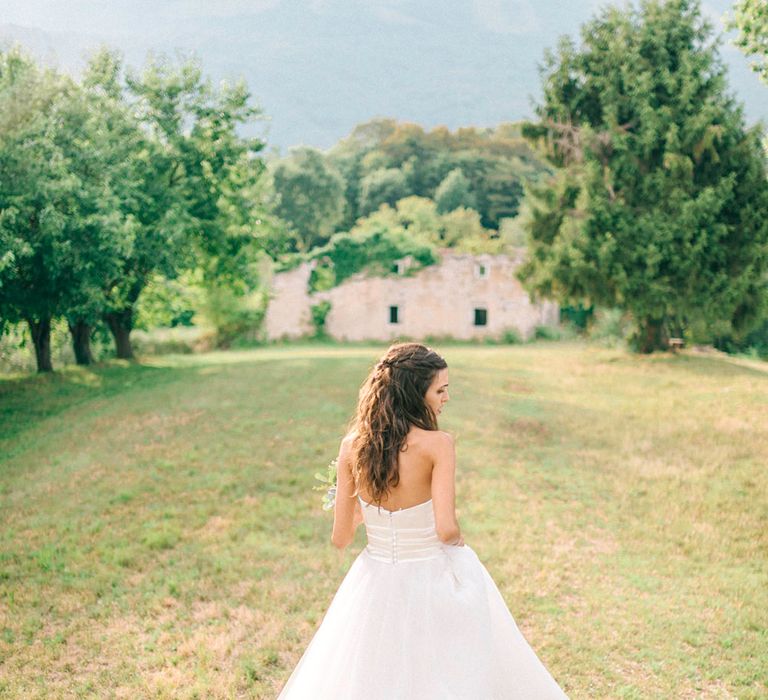 Bride in Stefano Blandaleone Bridal Gown