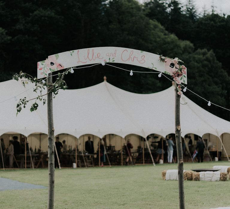 Outdoor Wedding Sign