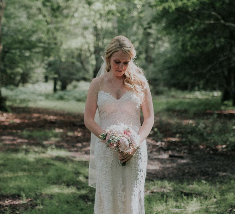 Real Bride in Sottero & Midgley Lace Wedding Dress