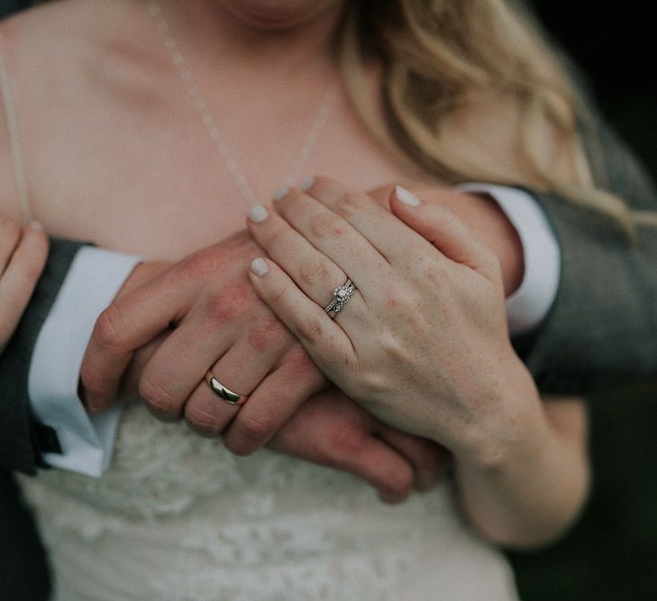 Engagement Ring & Wedding Bands Portrait