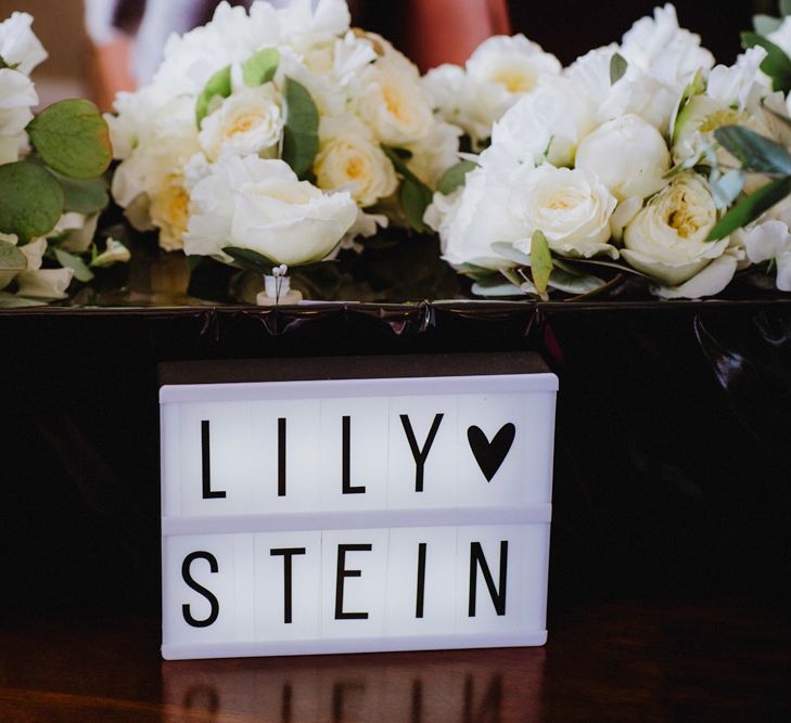 Elegant White Wedding At Iscoyd Park With Bride In Pronovias & Blossom Tree Installation Marquee With Images From Steve Gerrard Photography