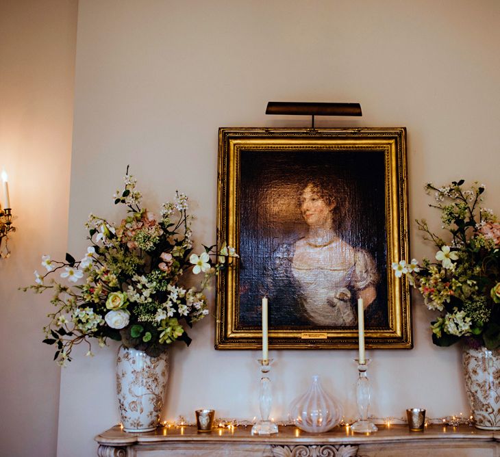 Elegant White Wedding At Iscoyd Park With Bride In Pronovias & Blossom Tree Installation Marquee With Images From Steve Gerrard Photography