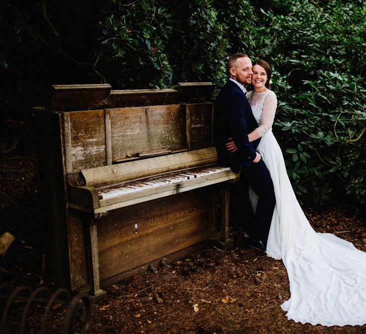 Elegant White Wedding At Iscoyd Park With Bride In Pronovias & Blossom Tree Installation Marquee With Images From Steve Gerrard Photography