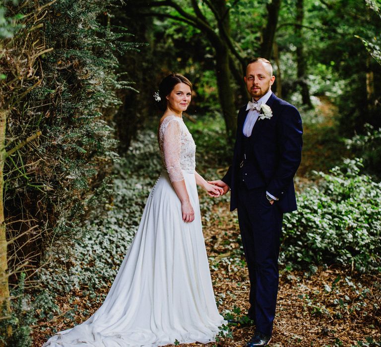 Elegant White Wedding At Iscoyd Park With Bride In Pronovias & Blossom Tree Installation Marquee With Images From Steve Gerrard Photography