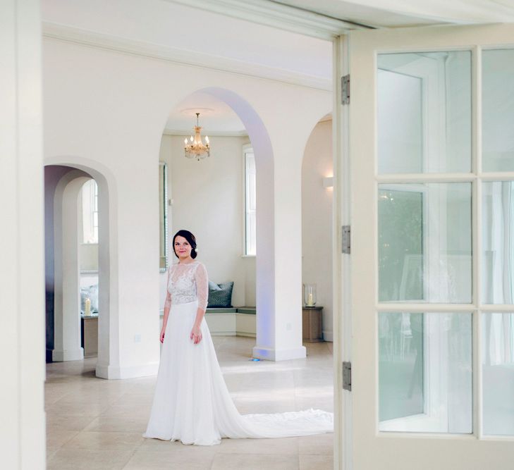 Elegant White Wedding At Iscoyd Park With Bride In Pronovias & Blossom Tree Installation Marquee With Images From Steve Gerrard Photography