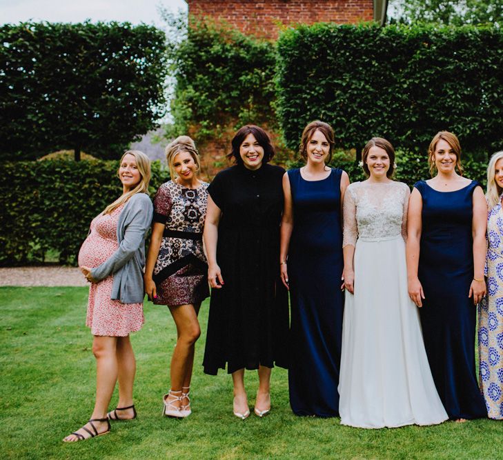 Bride & Friends Group Shot At Wedding Image by Steve Gerrard Photography