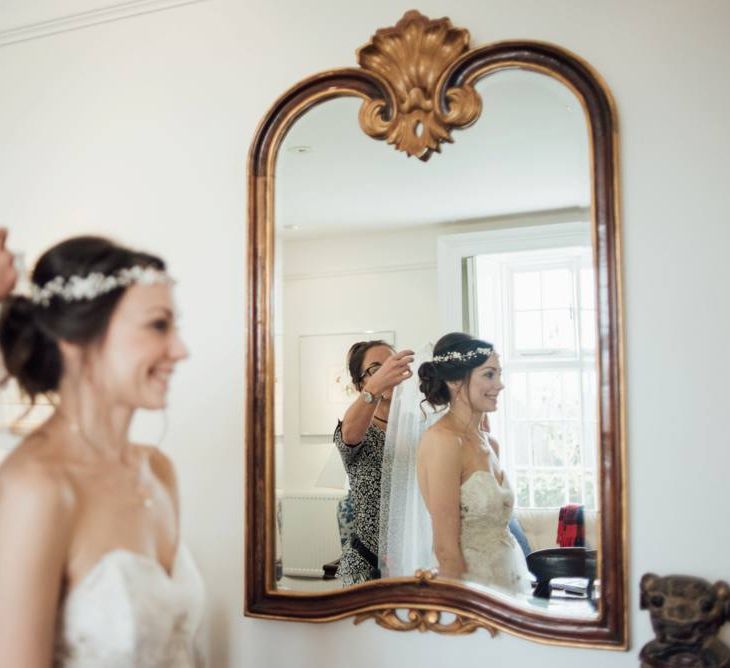 Beautiful Bride Getting Ready