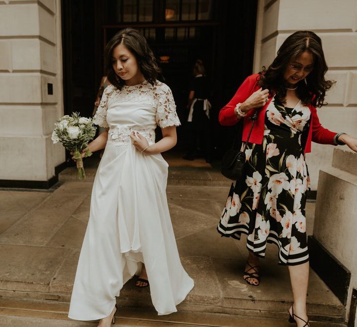 Stylish City Wedding at The Happenstance | Giambattista Valli Gown | ReWritten Bridesmaid Dresses | The Curries Photography | Ray McShane Films