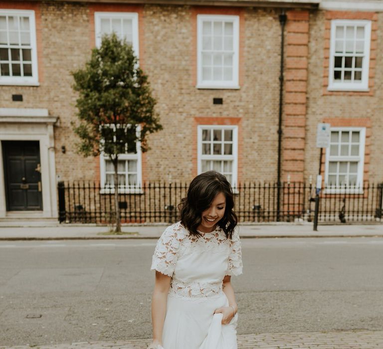 Stylish City Wedding at The Happenstance | Giambattista Valli Gown | ReWritten Bridesmaid Dresses | The Curries Photography | Ray McShane Films