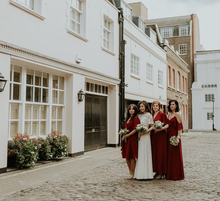 Stylish City Wedding at The Happenstance | Giambattista Valli Gown | ReWritten Bridesmaid Dresses | The Curries Photography | Ray McShane Films