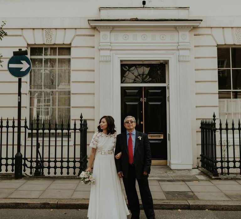 Stylish City Wedding at The Happenstance | Giambattista Valli Gown | ReWritten Bridesmaid Dresses | The Curries Photography | Ray McShane Films