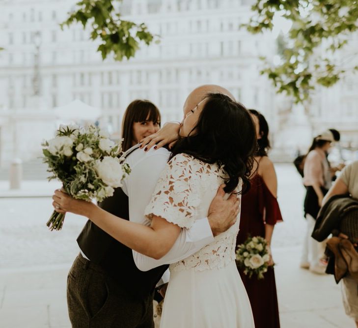 Stylish City Wedding at The Happenstance | Giambattista Valli Gown | ReWritten Bridesmaid Dresses | The Curries Photography | Ray McShane Films