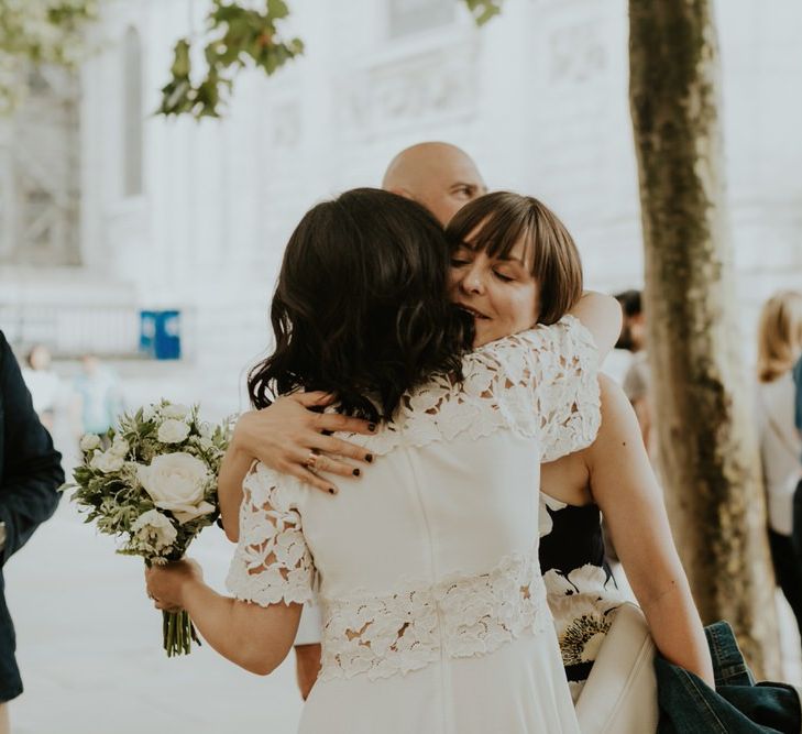 Stylish City Wedding at The Happenstance | Giambattista Valli Gown | ReWritten Bridesmaid Dresses | The Curries Photography | Ray McShane Films