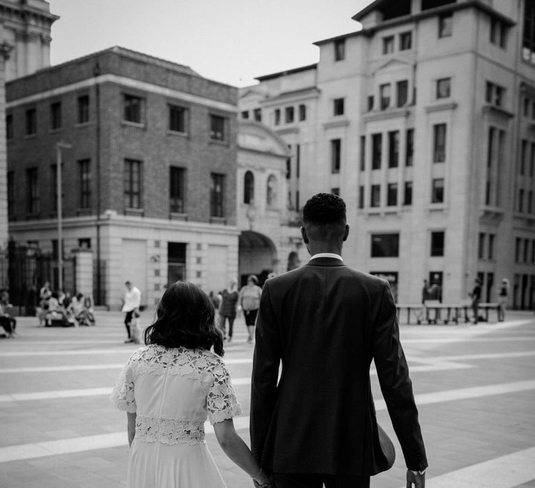 Stylish City Wedding at The Happenstance | Giambattista Valli Gown | ReWritten Bridesmaid Dresses | The Curries Photography | Ray McShane Films