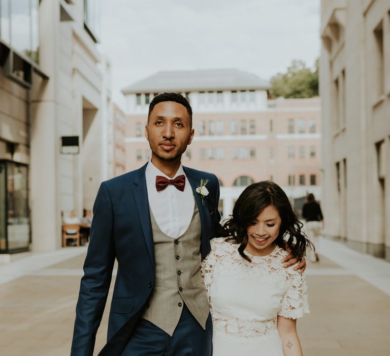 Stylish City Wedding at The Happenstance | Giambattista Valli Gown | ReWritten Bridesmaid Dresses | The Curries Photography | Ray McShane Films