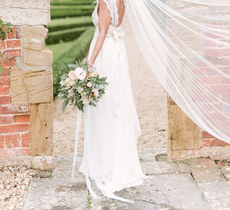 Bride in Anna Campbell