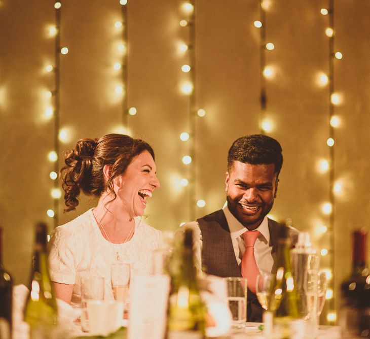 Bride in Ted Baker Separates | Groom in Hugo Boss | Tropical Trinity Buoy Wharf Wedding | Matt Penberthy Photography