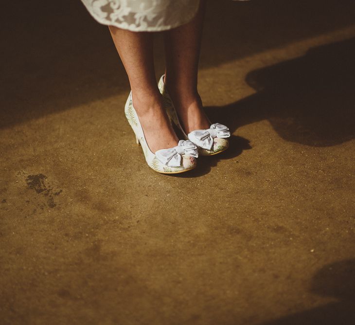 Irregular Choice Wedding Shoes | Bride in Ted Baker Separates | Tropical Trinity Buoy Wharf Wedding | Matt Penberthy Photography