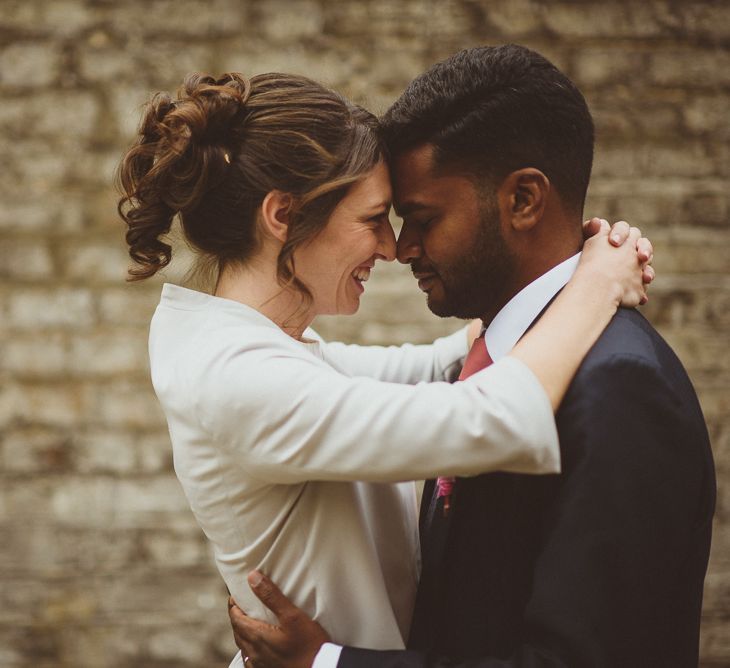 Bride in Ted Baker Separates | Groom in Hugo Boss | Tropical Trinity Buoy Wharf Wedding | Matt Penberthy Photography