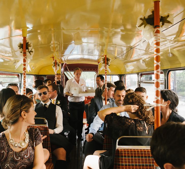 Double Decker Bus Wedding Transport