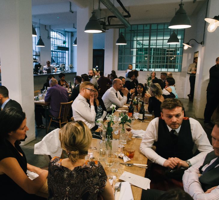 Lyle's London Restaurant Wedding Reception