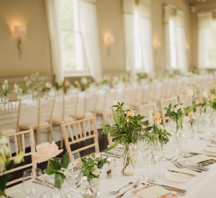 Elegant London Wedding With Spring Flowers In Pastel Shades With Bride In Bespoke Lace Gown & Bridesmaids In ASOS With Images By Frances Sales