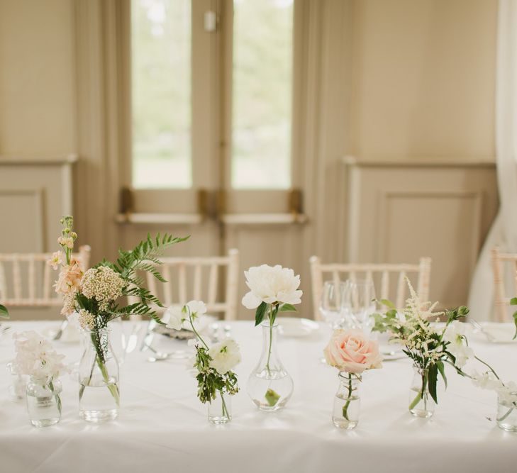 Elegant London Wedding With Spring Flowers In Pastel Shades With Bride In Bespoke Lace Gown & Bridesmaids In ASOS With Images By Frances Sales