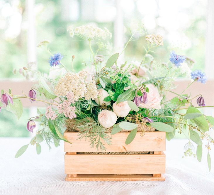 Wooden Palette Floral Arrangement