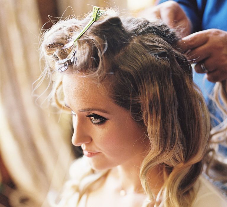 #crowedding hair by Hepburn Collection. Makeup by Katy Bird