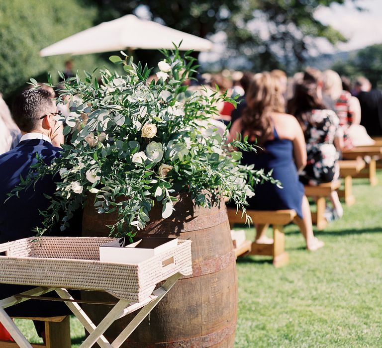 #crowedding Elmore Court Outdoor ceremony