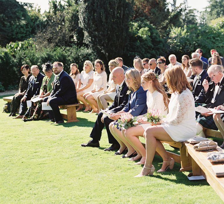 #crowedding Elmore Court Outdoor ceremony