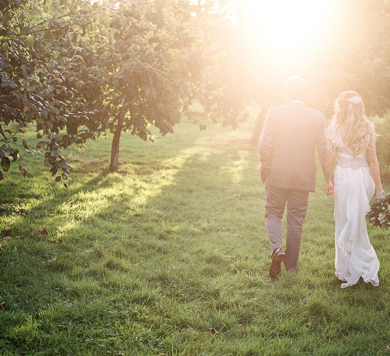 #crowedding Anna Campbell gown Cad & The Dandy suit