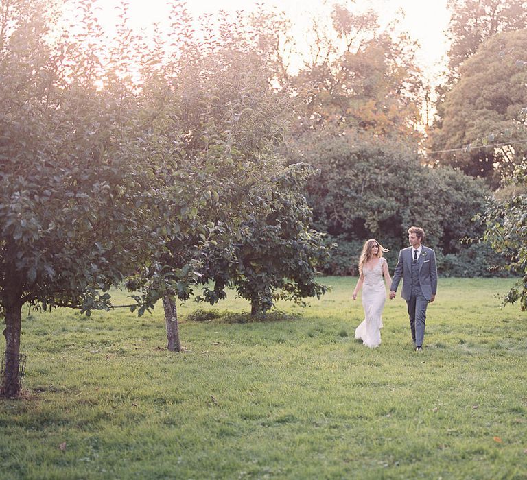 #crowedding Anna Campbell gown Cad & The Dandy suit