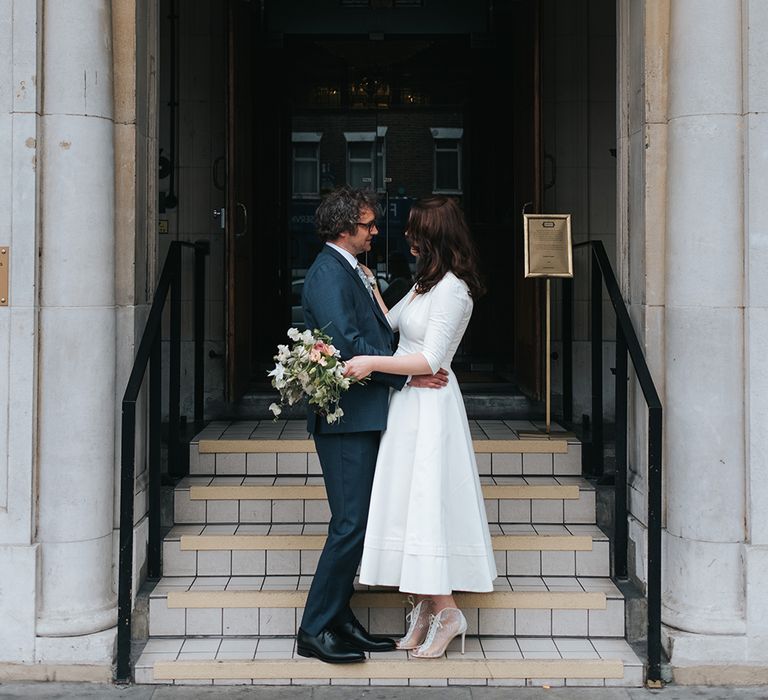 Prospere By Delphine Manivet Bride For An Intimate Family Wedding At Bistrotheque London With Images From Miss Gen Photography