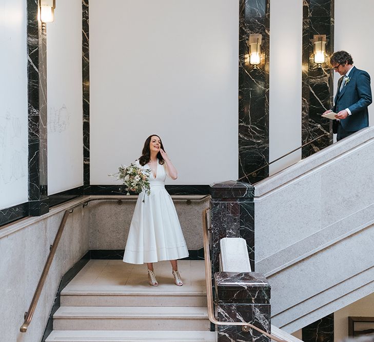 Prospere By Delphine Manivet Bride For An Intimate Family Wedding At Bistrotheque London With Images From Miss Gen Photography