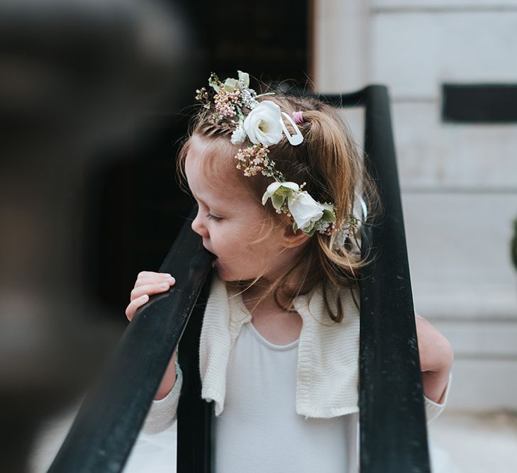 Flower Girl With Flower Crown Image By Miss Gen Photography