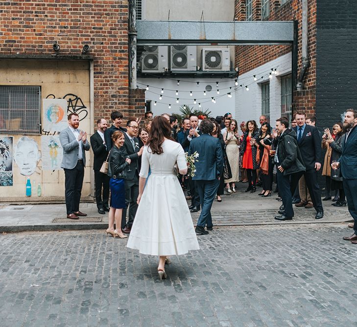 Prospere By Delphine Manivet Bride For An Intimate Family Wedding At Bistrotheque London With Images From Miss Gen Photography