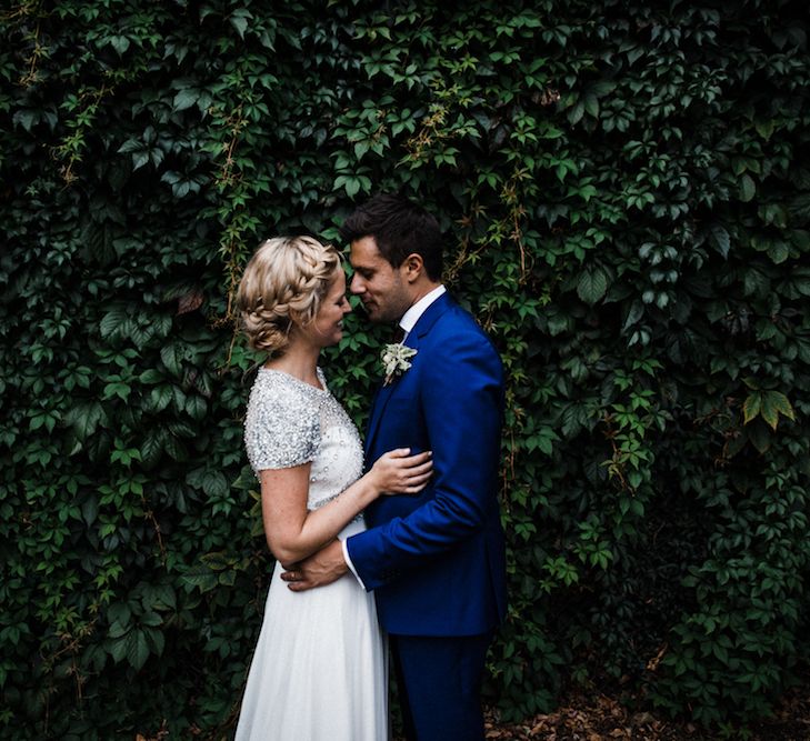 Jenny Packham Bride For A Relaxed Garden Party Style Wedding At Bourne & Hollingsworth Building With Bridesmaids In Coast Separates Images From Through The Woods We Ran