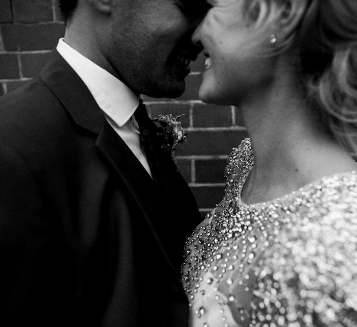 Jenny Packham Bride For A Relaxed Garden Party Style Wedding At Bourne & Hollingsworth Building With Bridesmaids In Coast Separates Images From Through The Woods We Ran