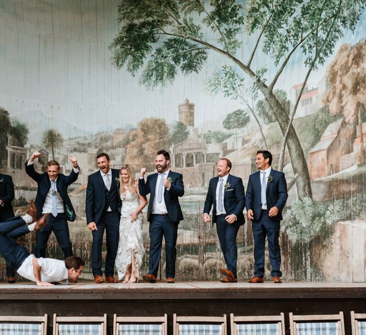 Celestial Inspired Wedding With Constellation Table Plan & Bride In Pronovias At Larmer Tree Gardens Dorset With Images From Green Antlers Photography