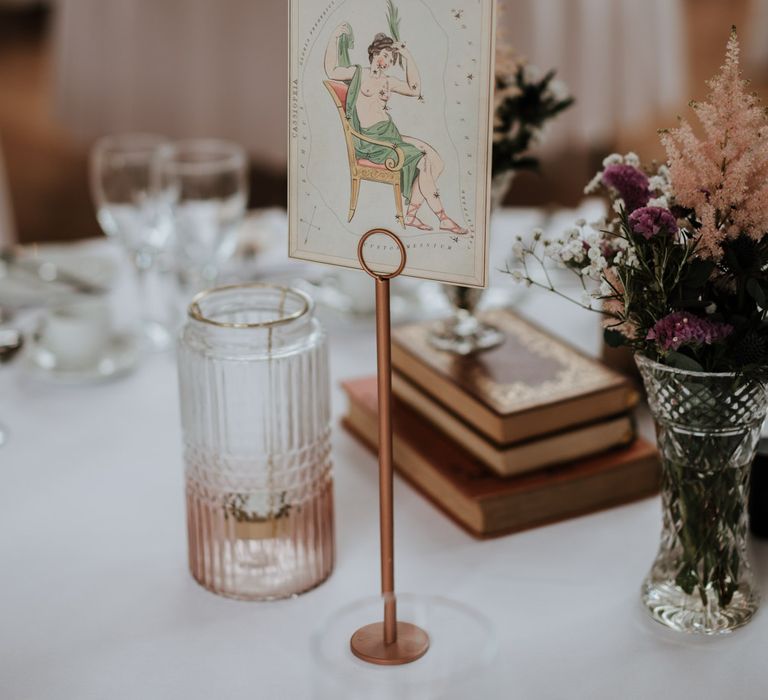 Celestial Inspired Wedding With Constellation Table Plan & Bride In Pronovias At Larmer Tree Gardens Dorset With Images From Green Antlers Photography