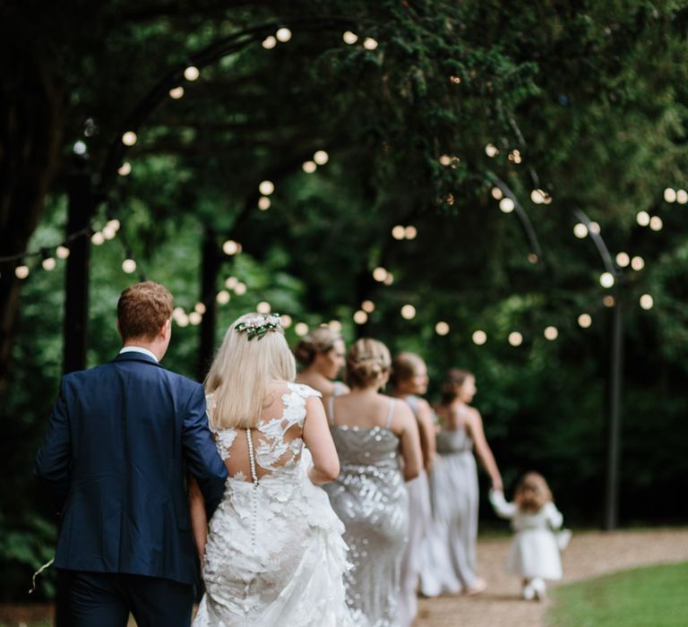 Celestial Inspired Wedding With Constellation Table Plan & Bride In Pronovias At Larmer Tree Gardens Dorset With Images From Green Antlers Photography