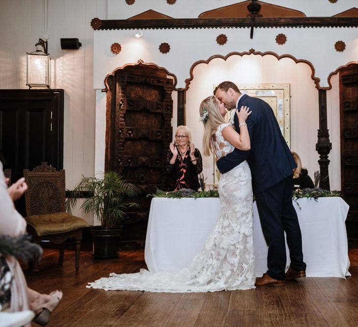 Celestial Inspired Wedding With Constellation Table Plan & Bride In Pronovias At Larmer Tree Gardens Dorset With Images From Green Antlers Photography