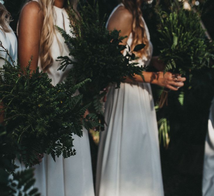 Greenery Bouquet | Outdoor Woodland Ceremony & Jex Estate Reception in South Africa | Michigan Behn Photography