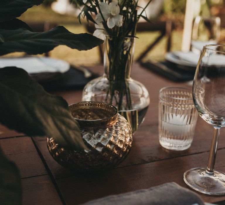 Centrepieces | Outdoor Woodland Ceremony & Jex Estate Reception in South Africa | Michigan Behn Photography